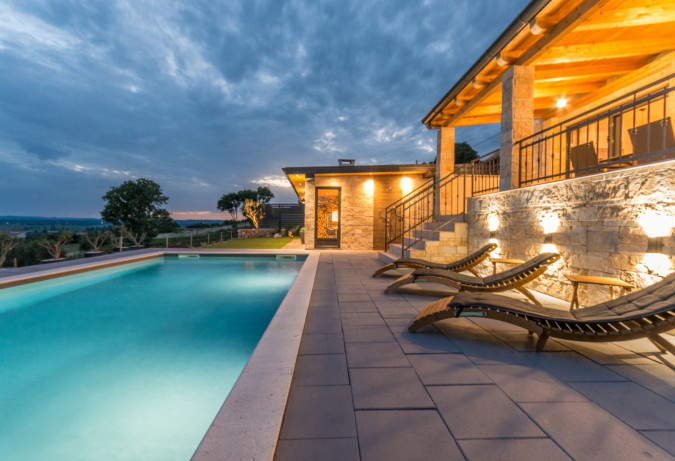 Villa La Vrana Au&szlig;en, Villa La Vrana & Aurana mit beheizten Pools in Vrana, Dalmatien, Kroatien Vrana
